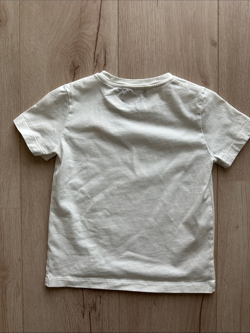 Versace Kids Cream Short Sleeve Tee with Gold Medusa Patch - Picture 2 of 2